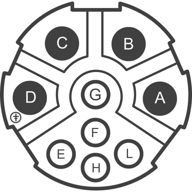 MB1LLN0900 Amphenol Sine Systems Corp  Boîtiers de connecteurs circulaires
